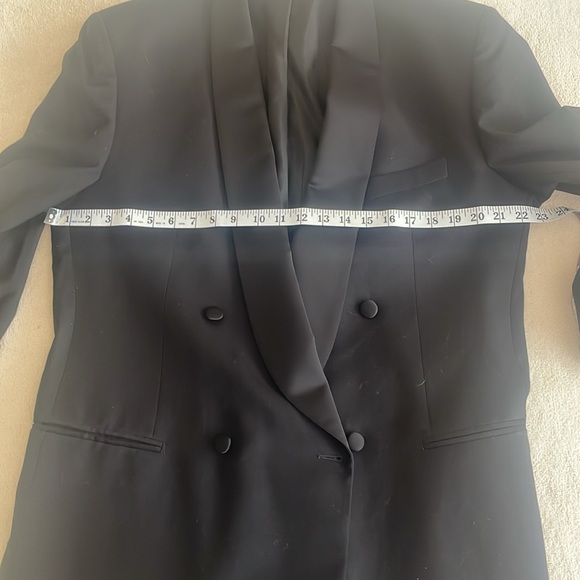 LUBIAM BLACK TUXEDO jacket no size label refer to photos - Picture 6 of 10